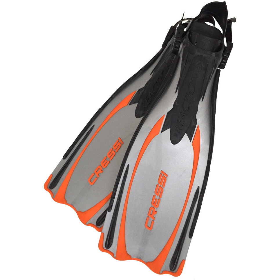 Cressi reazione Pinne SILVER / ORANGE