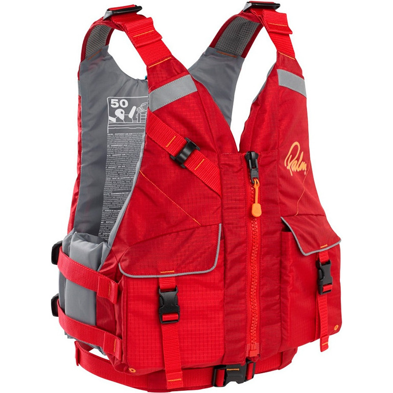 2026 Palm Hydro Adventure PFD Aiuto Al Galleggiamento 11464 - Red