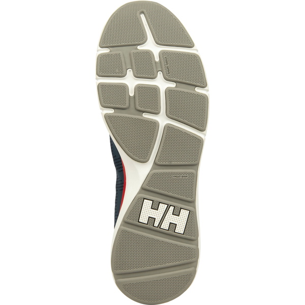 2026 Helly Hansen Mens Ahiga V4 Hydropower Sailing Shoes 11582 - Navy / Flag Red