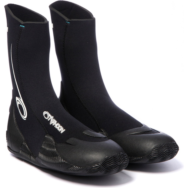 2021 Typhoon Vortice 5mm Stivali Punta Rotonda Neoprene 300320 - Nero