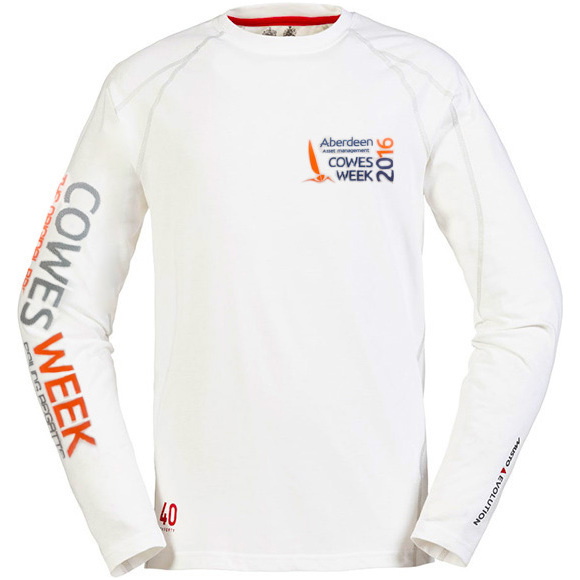 Musto Cowes Week Sunblock T-shirt manica lunga bianca PSE1550CW