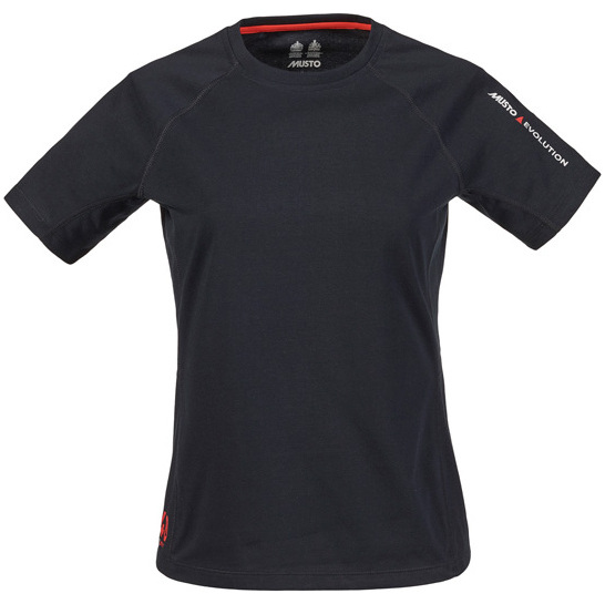 Musto Ladies Evolution Sunblock T-shirt NERO SE0863