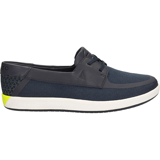Scarpa Nave Musto Nautic in Navy (blu / verde) FS0840 / 50