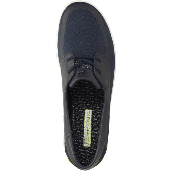 Scarpa Nave Musto Nautic in Navy (blu / verde) FS0840 / 50