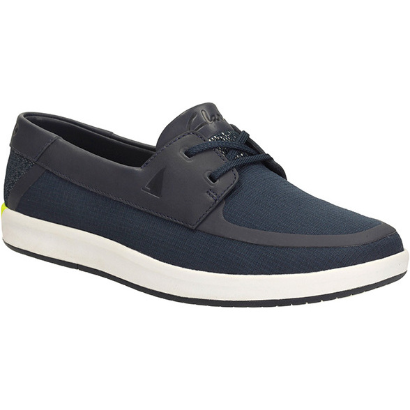 Scarpa Nave Musto Nautic in Navy (blu / verde) FS0840 / 50
