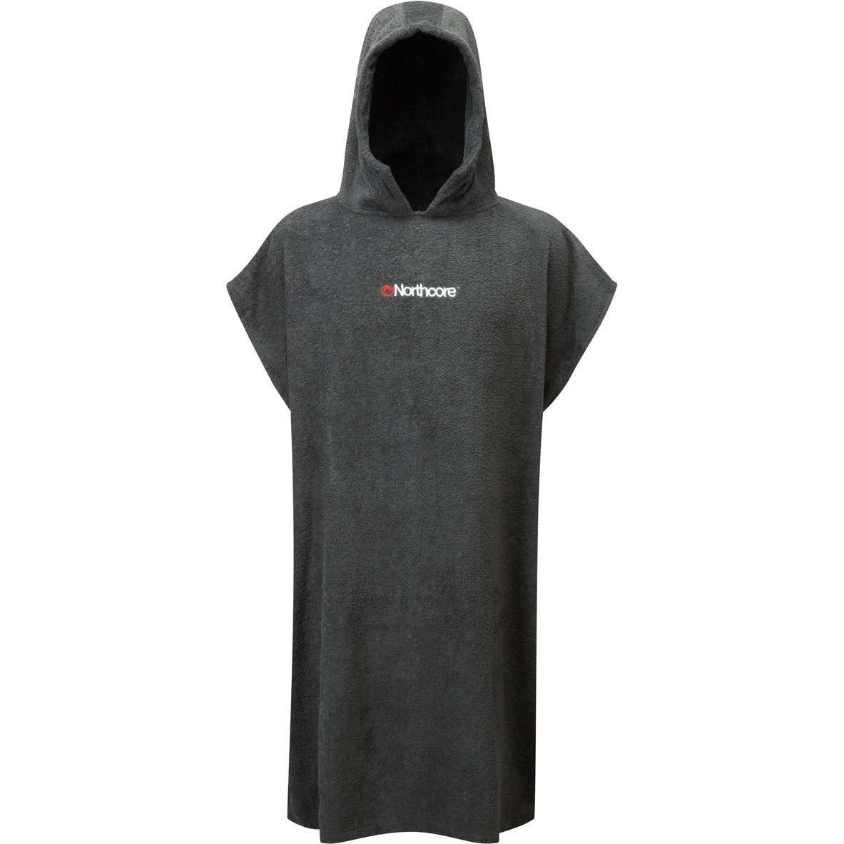 2026 Northcore Beach Basha Hooded Towel Changing Robe / Poncho NOCO24 - Grey
