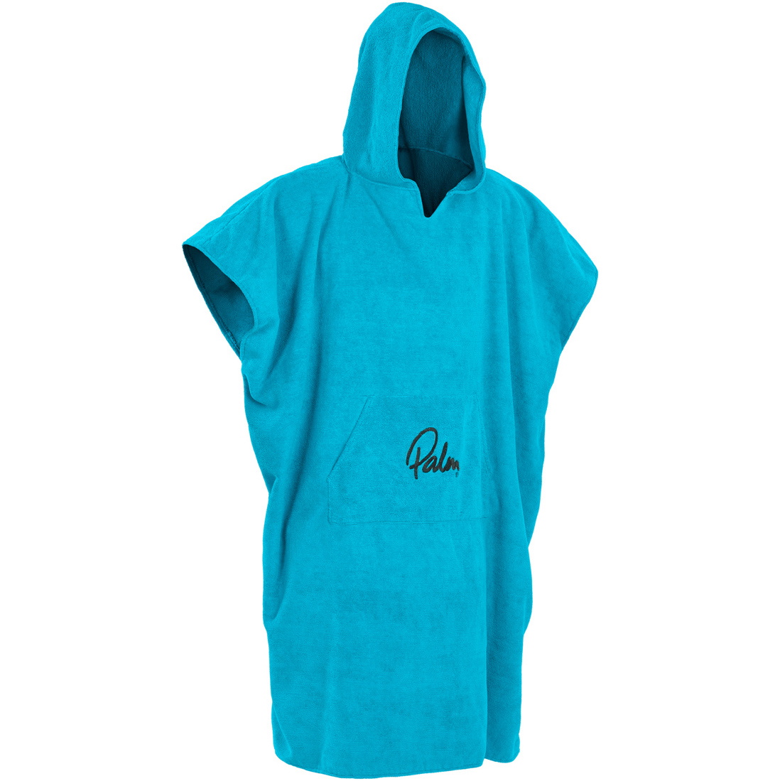 2026 Palm Hooded Towel Changing Robe / Poncho 11847 - Blue