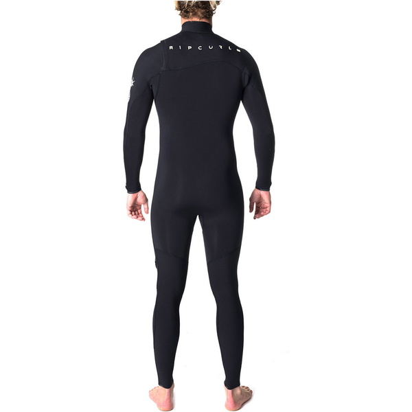 Rip Curl flashbomb 5/3 millimetri Free ZIP muta nera WSM6UF