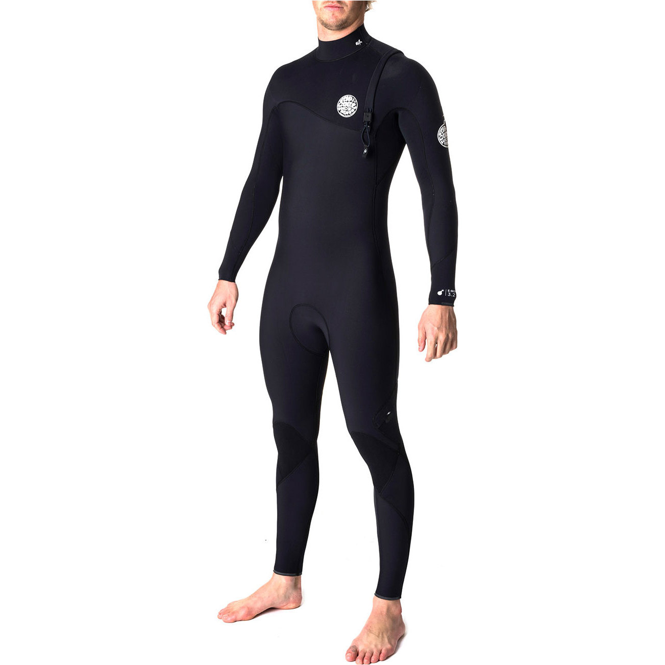 Rip Curl flashbomb 5/3 millimetri Free ZIP muta nera WSM6UF