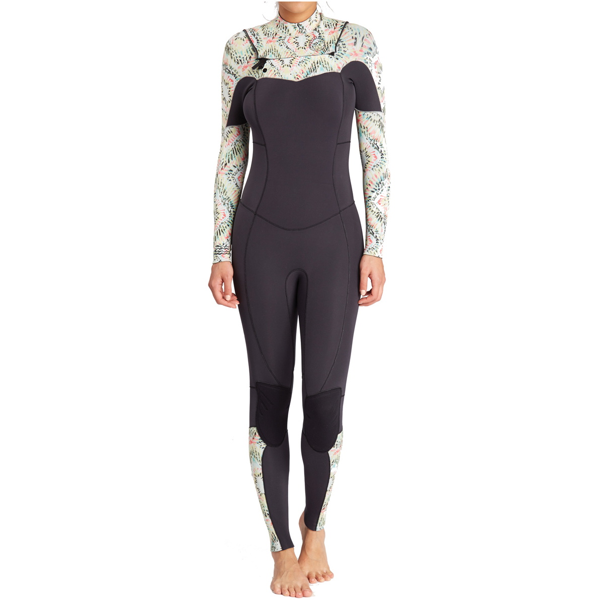 Billabong Delle Donne Salty Dayz 3/2mm Chest Zip Muta - Aloe C43g03