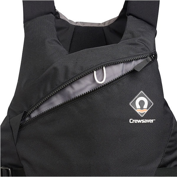 2025 Crewsaver Junior Pro 50N Side Zip Buoyancy Aid Black / Grey 2621J