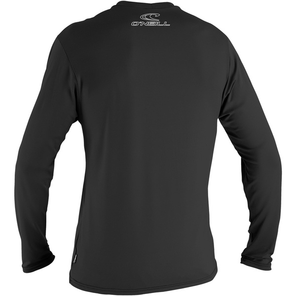 2026 O'Neill Mens Basic Skins Long Sleeve Rash Tee 4339 - Black