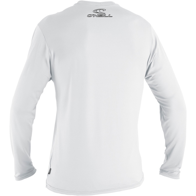 2026 O'neill Uomo Basic Skins T-shirt A Maniche Lunghe 4339 - Bianco