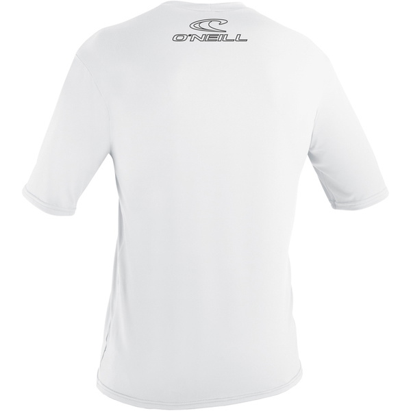 2026 O'Neill Da Uomo Basic Skins Camicia Da Sole A Manica Corta 3402 - White