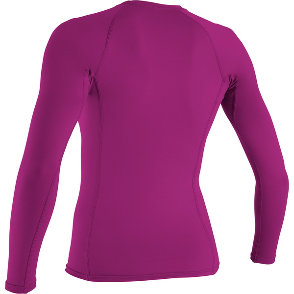 2026 O'neill Donna Basic Skins Manica Lunga Crew Lycra Vest 3549 - Rosa Volpe