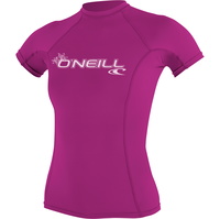 Donna Basic Skins Manica Corta Crew Lycra Vest