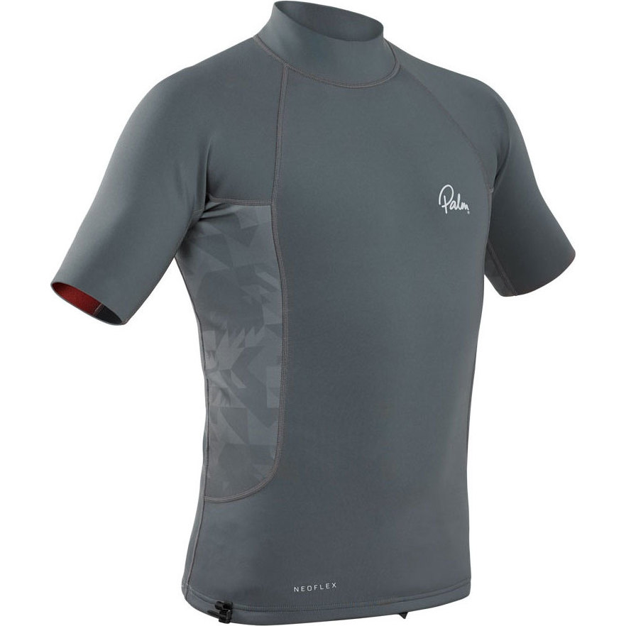 2026 Palm Neoflex 0.5mm Top A Manica Corta In Neoprene 12797 - Jet Grey