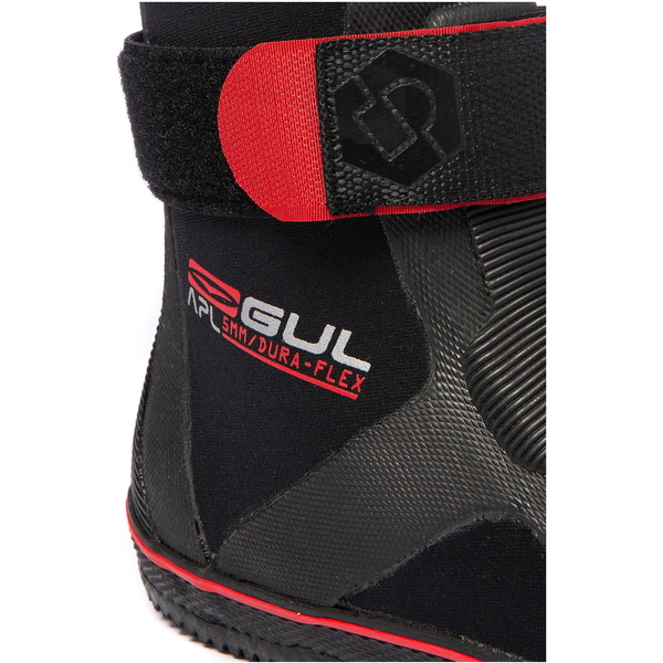 2025 Gul Tutti Gli Usi 5mm Stivali Da Gommone Allacciati BO1304-B2 - Black / Rosso