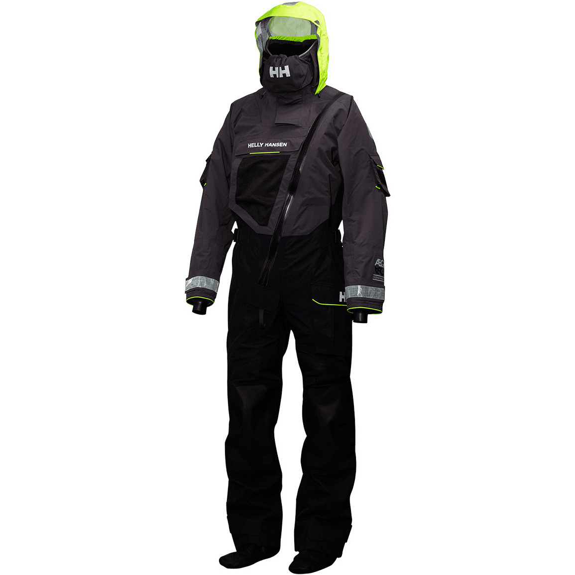 2019 Helly Hansen Aegir Ocean Survival Drysuit Ebony 31706