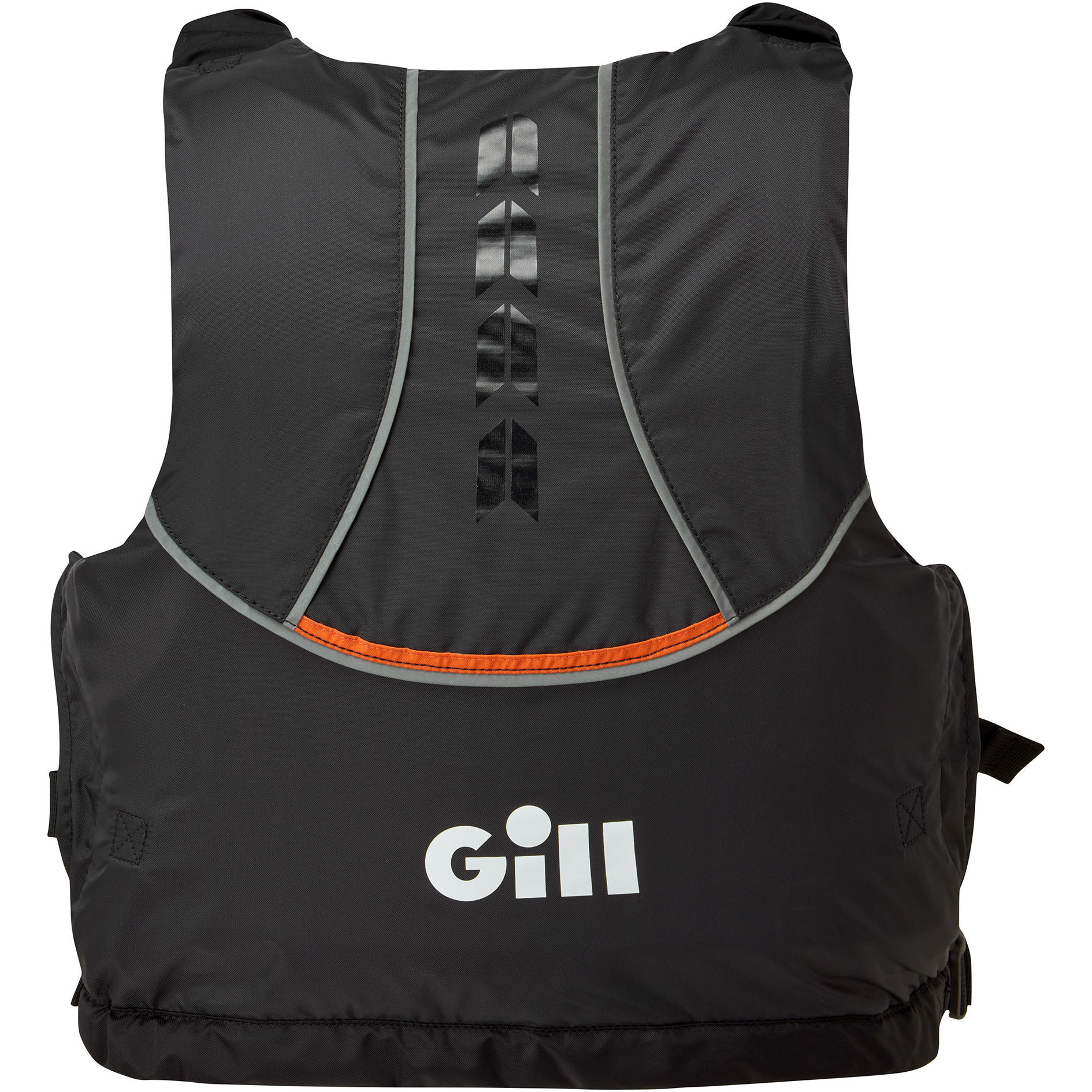 2026 Gill Pursuit Pro Racer Side Zip 50N Aiuto Al Galleggiamento 4916 - Black / Orange