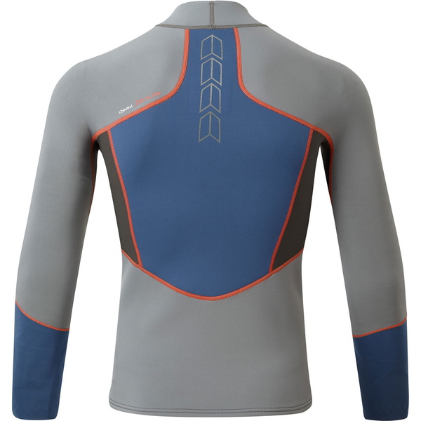 2024 Gill Da Uomo Zenlite 1.5mm Flatlock Neoprene Top 5003 - Steel Grey
