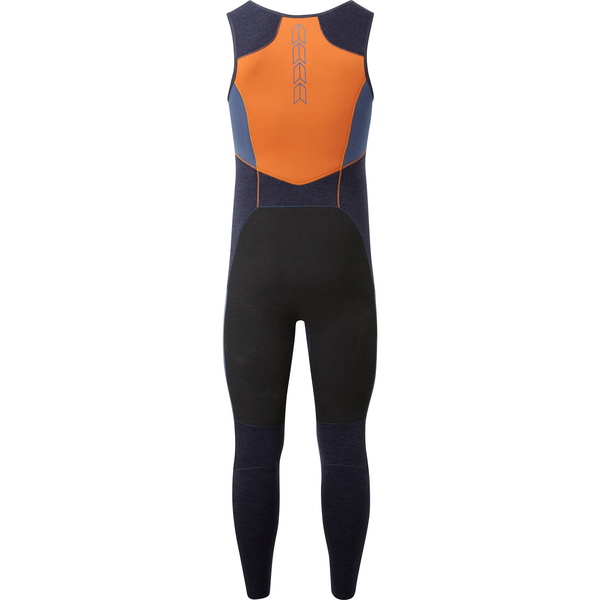 Gill Da Uomo Race Firecell 3.5mm Neoprene Muta Skiff RS16 - Dark Denim / Orange