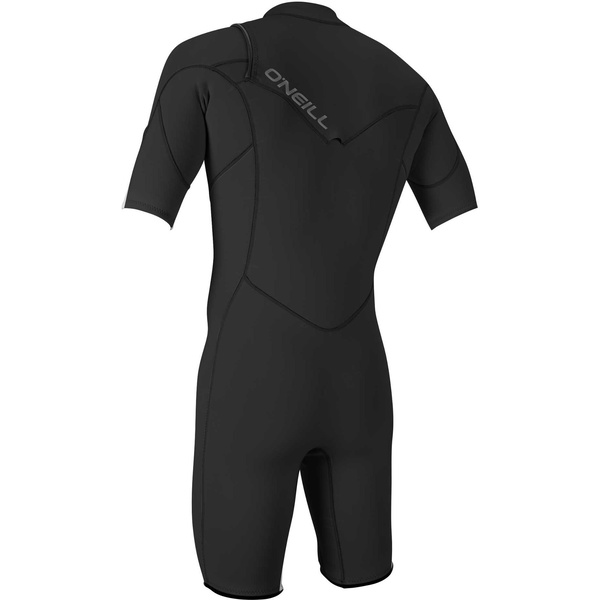 2026 O'Neill Da Uomo Hammer 2mm Chest Zip Shorty Muta 4927 - Black