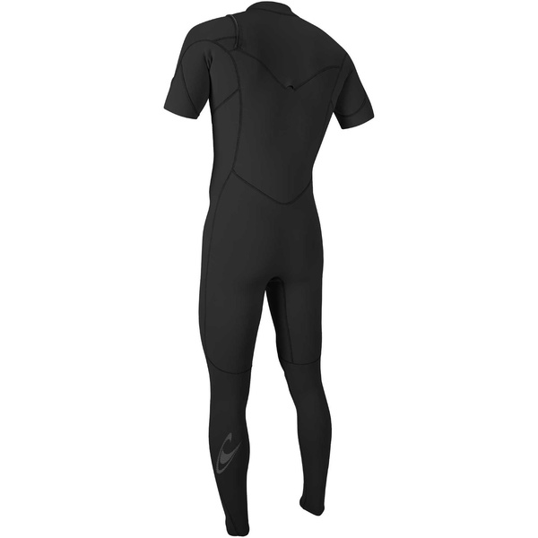2026 O'Neill Da Uomo Hammer 2mm Manica Corta Chest Zip Muta 5056 - Black