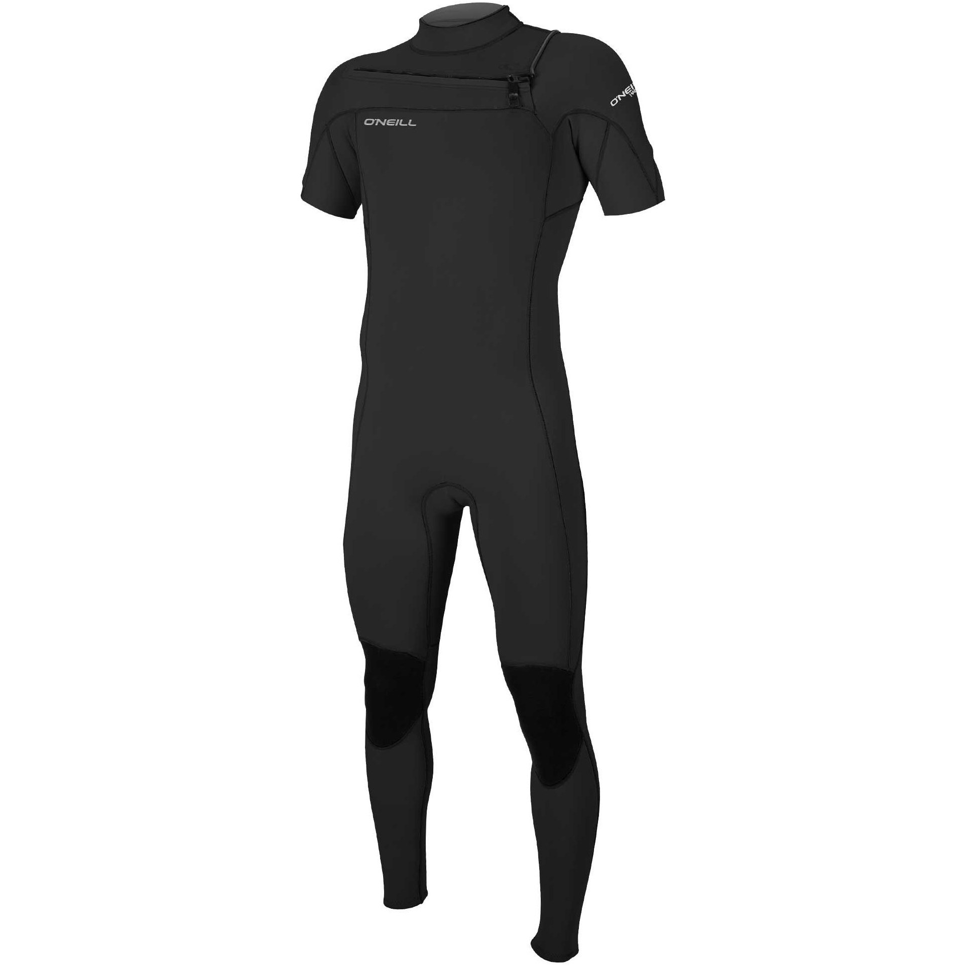 2026 O'Neill Mens Hammer 2mm Short Sleeve Chest Zip Wetsuit 5056 - Black