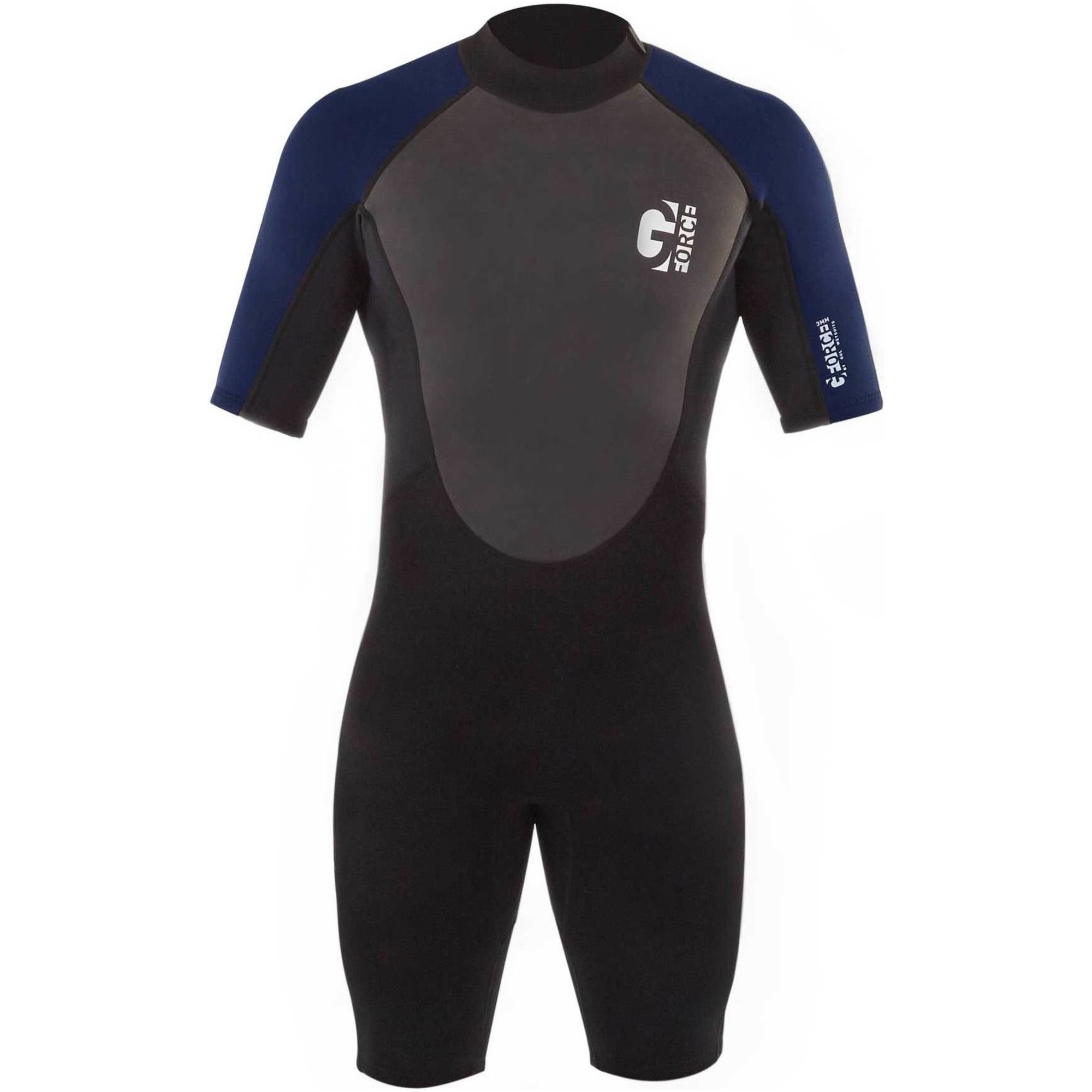 2026 Gul Da Uomo G-Force 3mm Back Zip Shorty Muta GF3305-B7 - Black / Navy
