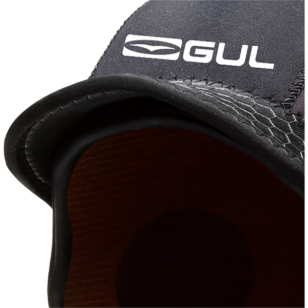 2026 Gul 3mm Peaked Surf Hood HO0312-B9 - Black