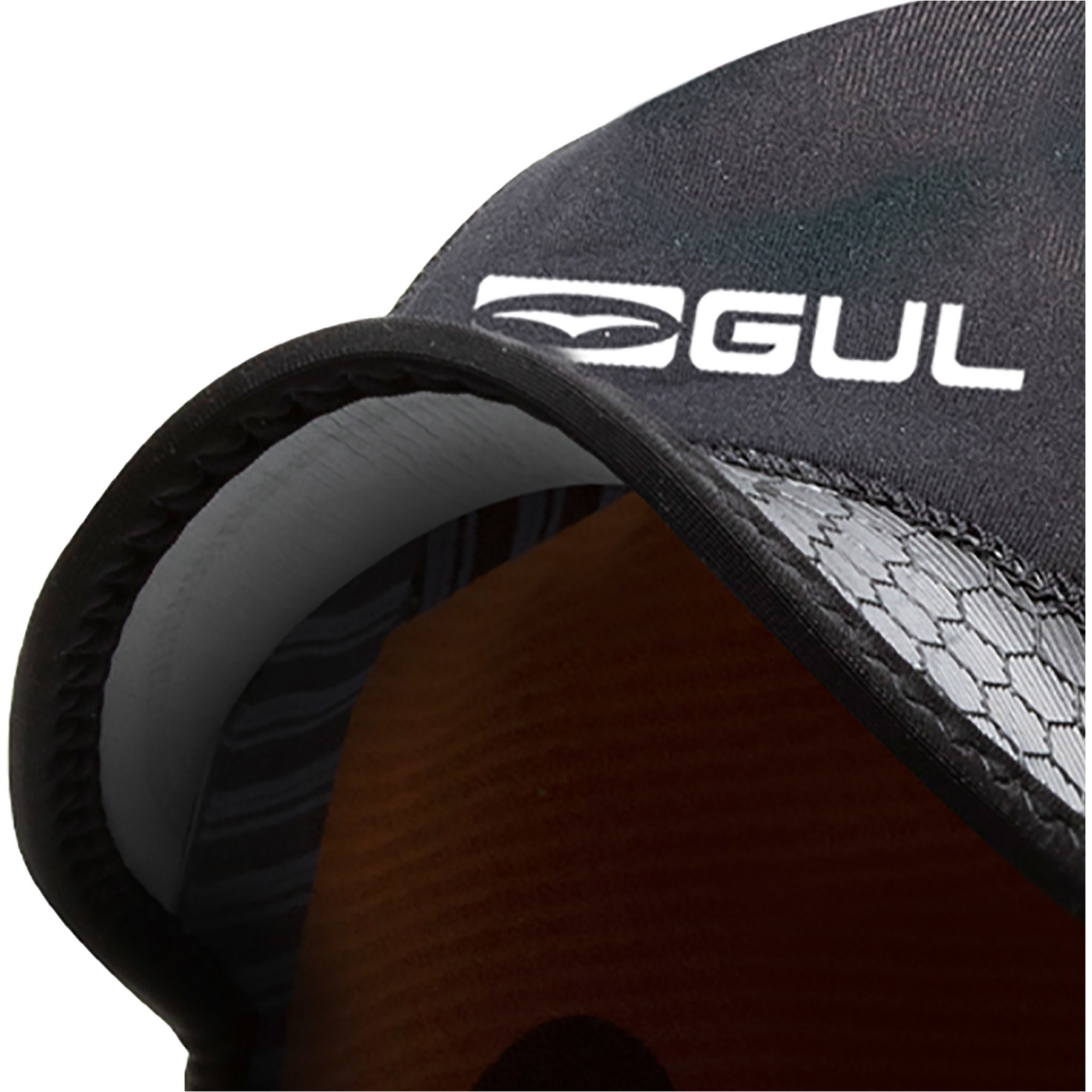2026 Gul 3mm SDL Peaked Surf Cap HO0305-B9 - Black