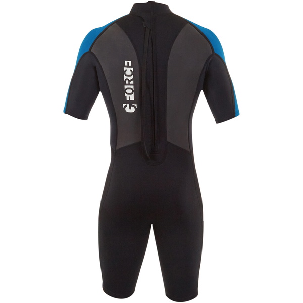 2026 Gul Bambino G-Force 3mm Back Zip Shorty Muta GF3307-B7 - Black / Zafir