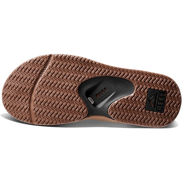 2026 Infradito Fanning Da Uomo Reef Ci8102 - Nero / Marrone Chiaro