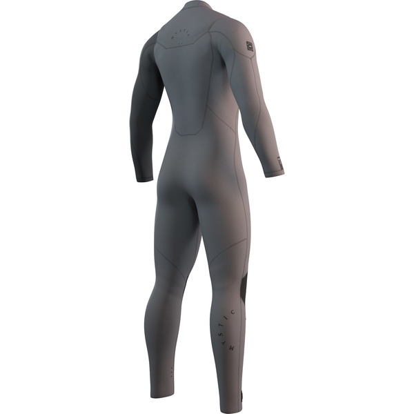 2024 Mystic Da Uomo Marshall 5/3mm Chest Zip Muta 35000.230008 - Light Grey