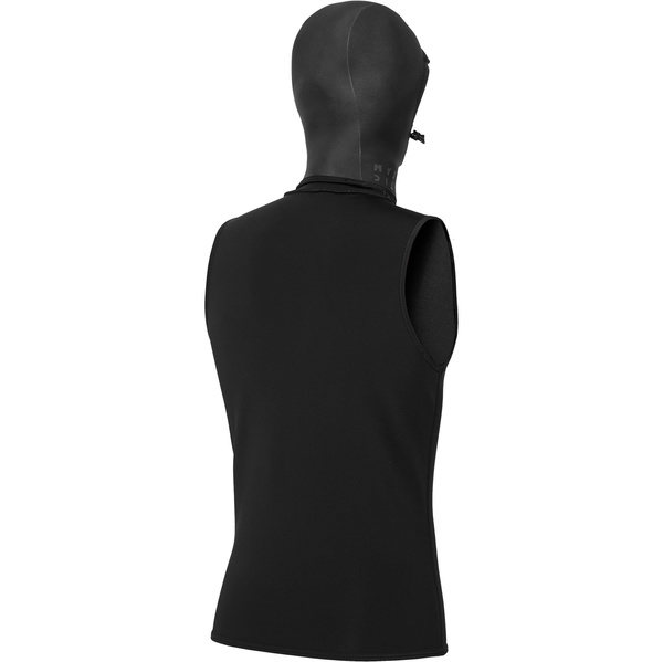 2026 Mystic 3/2mm Top Per Muta In Neoprene Con Cappuccio 35016.230016 - Nero