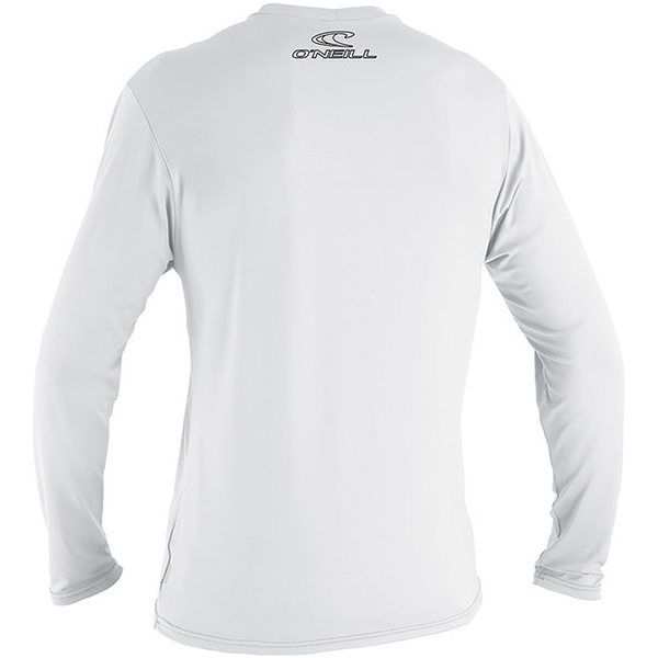 2026 O'neill Youth Basic Skins Skinny Manica Lunga Rash Tee Bianco 4341