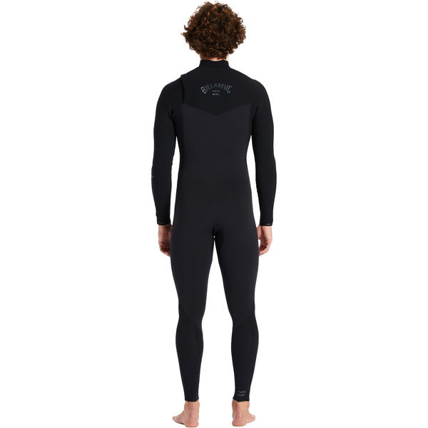 2024 Billabong Da Uomo Revolution 3/2mm Chest Zip Muta ABYW100176 - Black