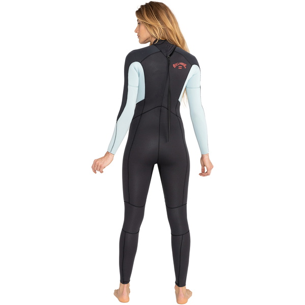 2023 Billabong Da Donna Launch 5/4mm Back Zip Muta ABJW100159 - Grey