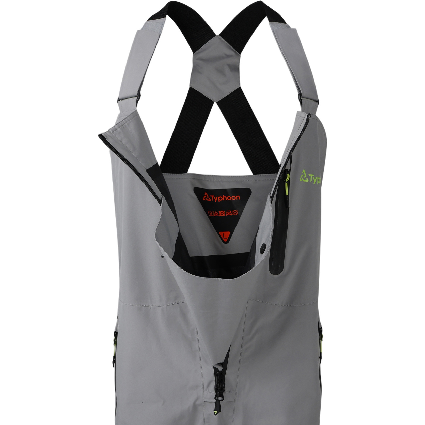 2026 Typhoon Performance Salopettes Ad Alta Vestibilità P203802 - Slate