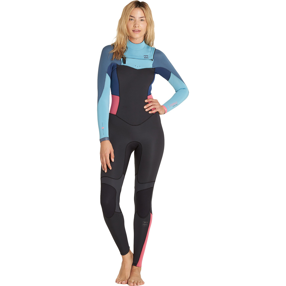 2018 Billabong Ladies 4 / 3mm Synergy Chest Zip Muta AGAVE F44G11