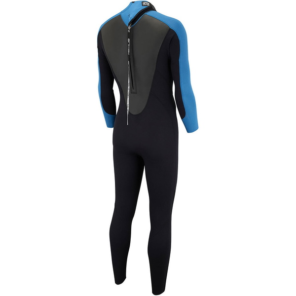 2018 Animal Nova 3 / 2mm Flatlock Zip posteriore Muta Marina blu AW8SN102