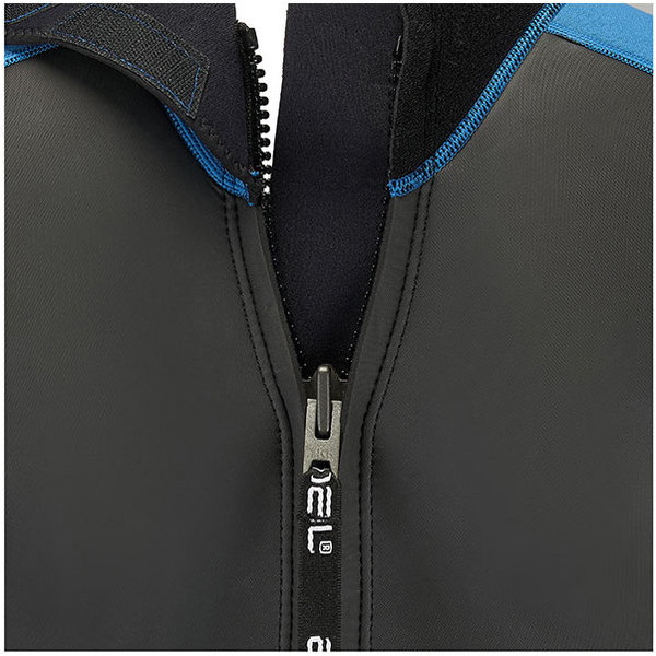 2018 Animal Nova 3 / 2mm Flatlock Zip posteriore Muta Marina blu AW8SN102