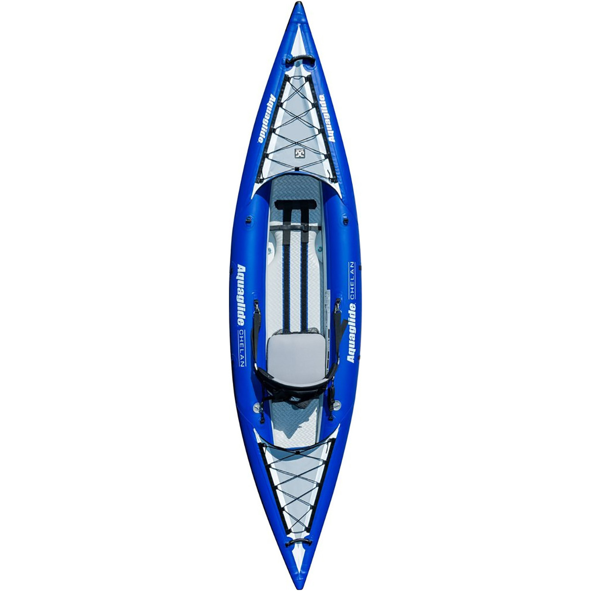 2019 Aquaglide Chelan Hb One 1 Man Kayak Gonfiabile Ad Alta Pressione Blu - Kayak Only Agche1