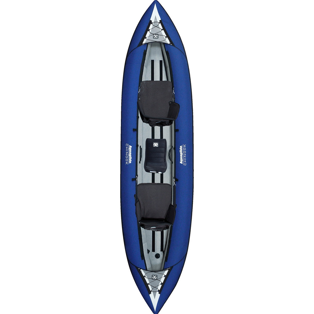 2019 Aquaglide Chinook Tandem Xl Kayak Blu - Solo Kayak