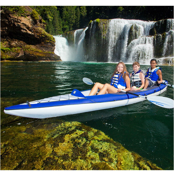2026 Aquaglide Columbia XP Tandem XL Kayak + 2 remi GRATIS + POMPA