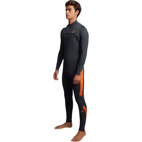 Acquista Muta Da Uomo Billabong Furnace Absolute 5/4mm Chest Zip Nera Sabbia Q45m09