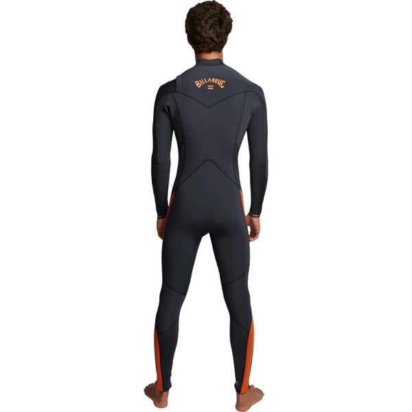 Acquista Muta Da Uomo Billabong Furnace Absolute 5/4mm Chest Zip Nera Sabbia Q45m09