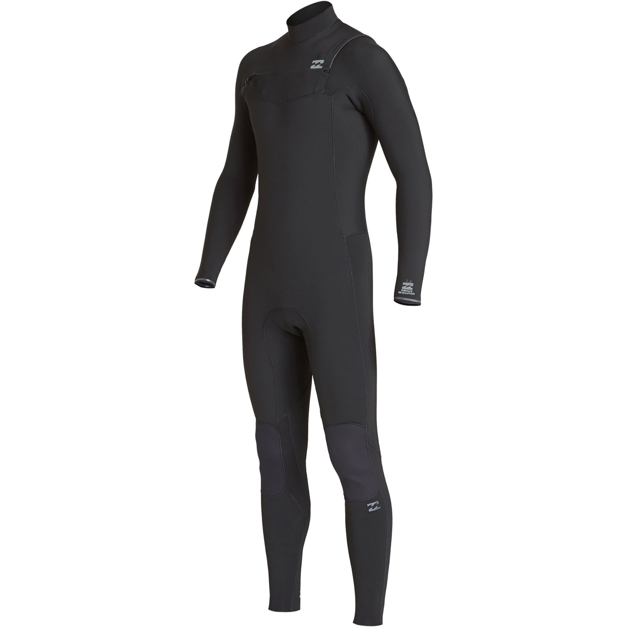 2020 Billabong Maschile Furnace Rivoluzione 5/4mm Chest Zip Muta Q45m06 Nero