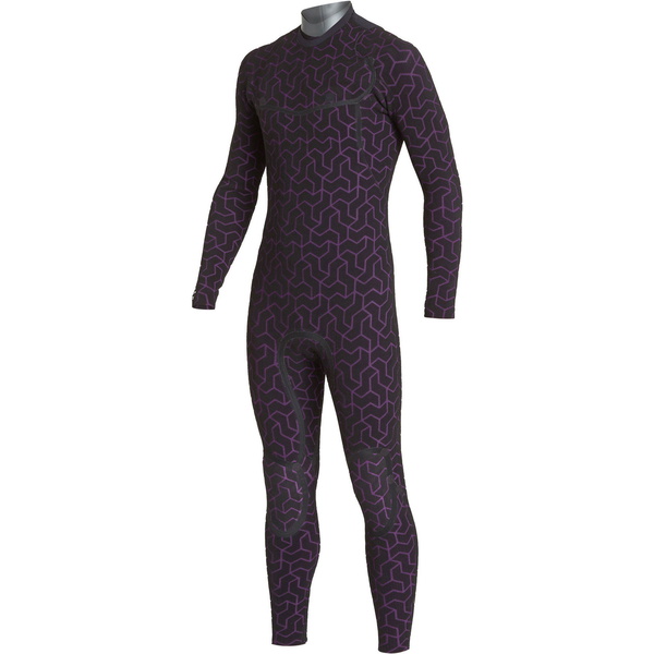 2019 Billabong Maschile Furnace Ultra 4/3mm Chest Zip Muta Q44m02 Nero